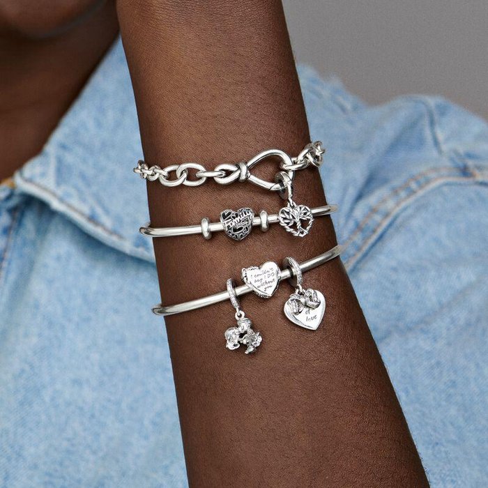 Charm Openwork Cuore della Famiglia