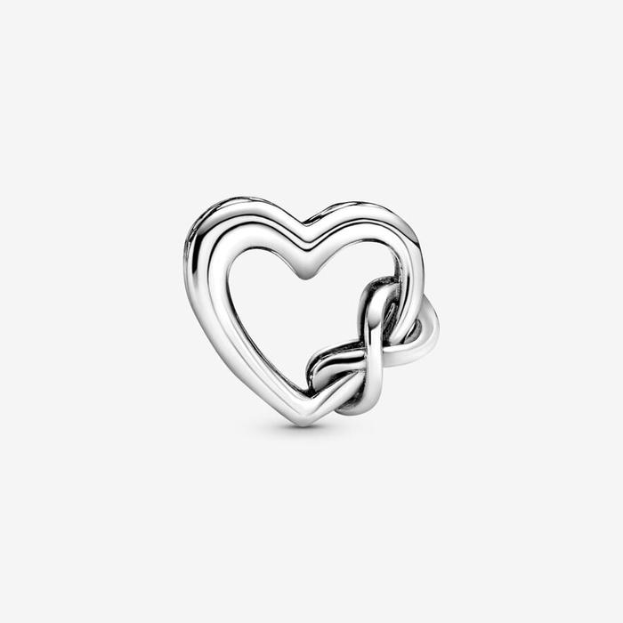 Charm Openwork Heart "I Love You Mom"