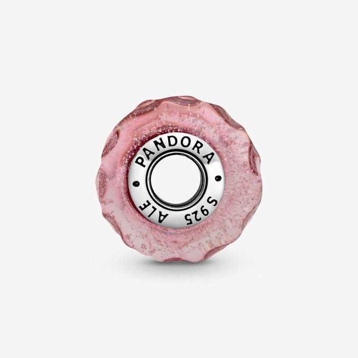 Charm Vetro di Murano Fantasia Rosa