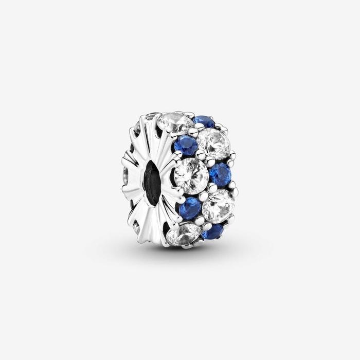 Charm Clip Pietre Blu