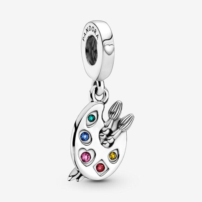 Pendentif Charm Palette d'Artiste