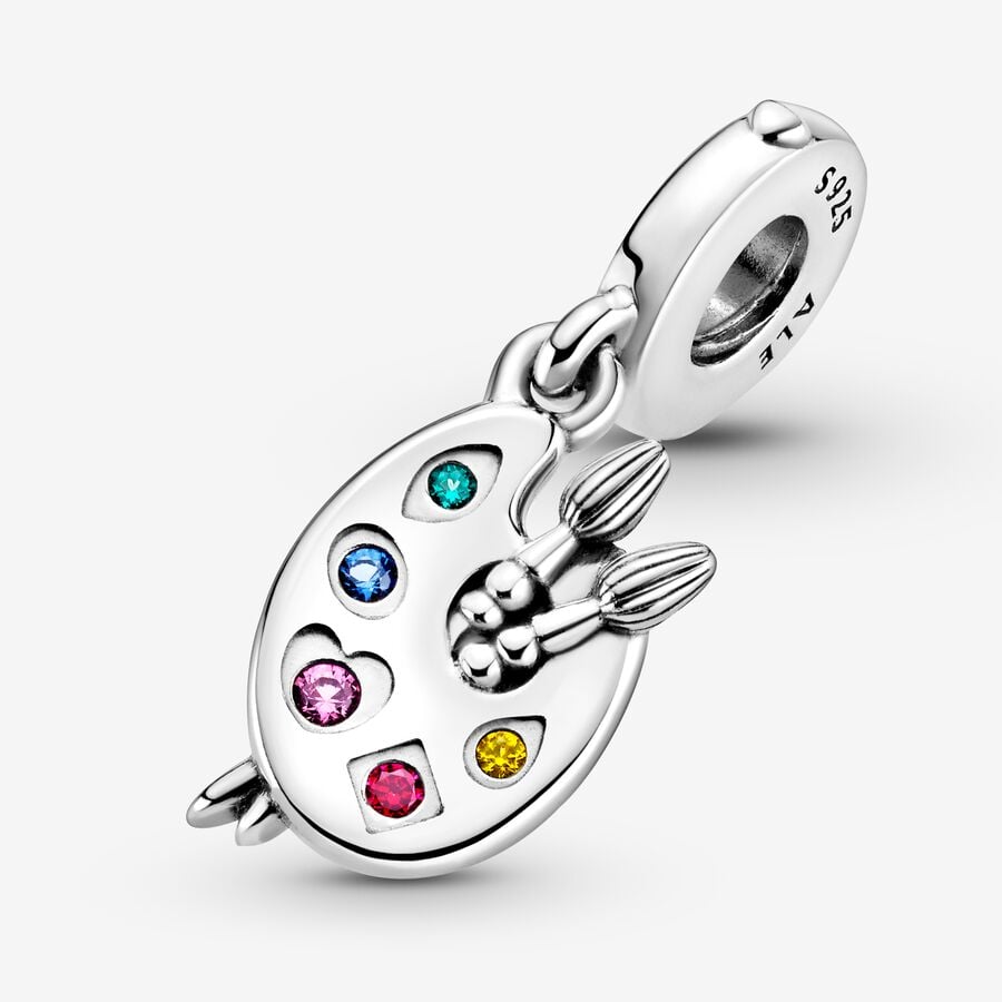 Pendentif Charm Palette d'Artiste