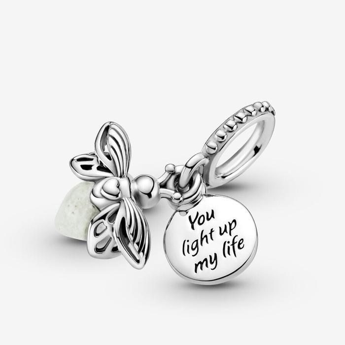 Charm Pendente Lucciola che si Illumina al Buio