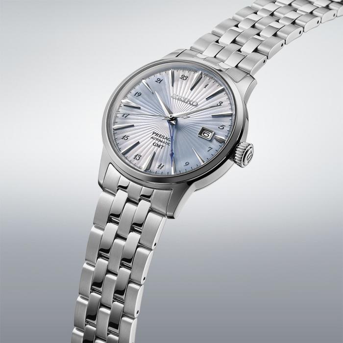 PRESAGE Automatic Cocktail GMT 4R34 Blue Watch