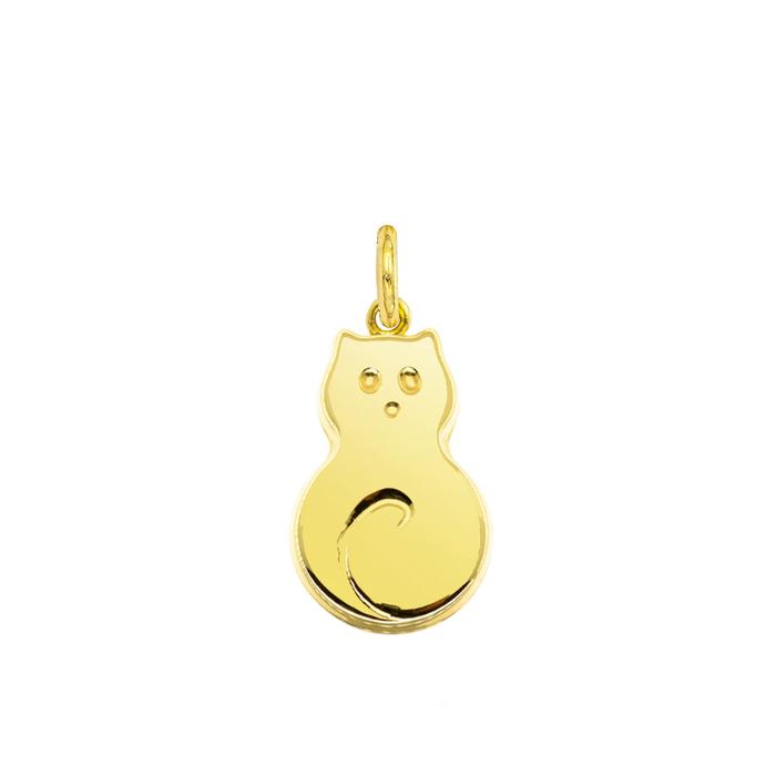 Charm Gatto in Oro