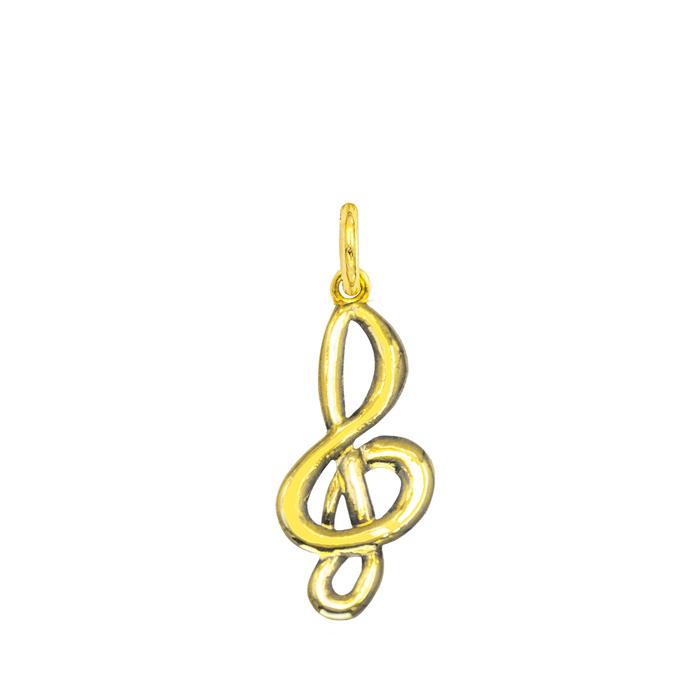Charm Chiave di Violino in Oro