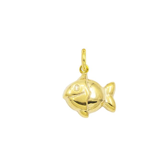 Charm Pesce in Oro