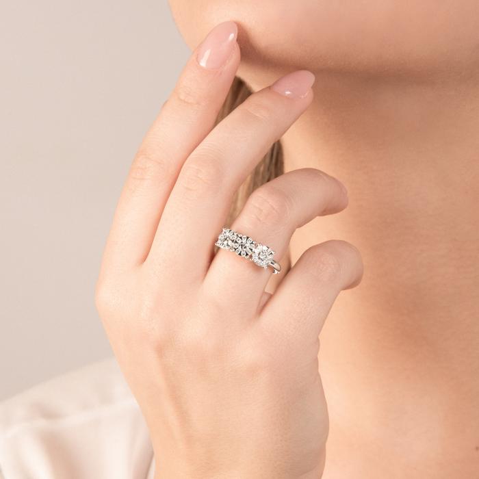 ANELLO TRILOGY PAVE' BR