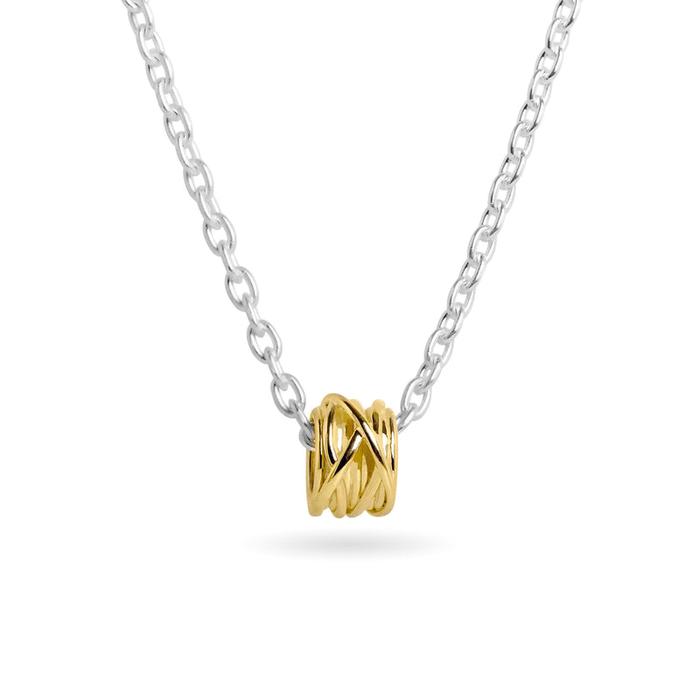 Filodellavita Mini 13 strands White Gold Burnished White Yellow Gold and Rose Gold 9kt