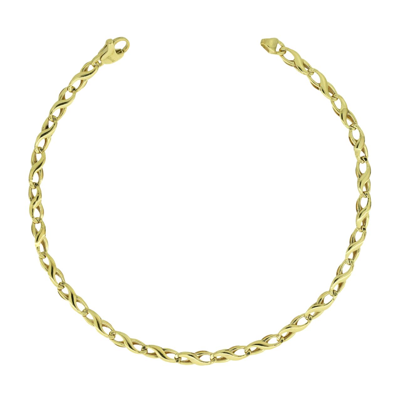 Bracciale maglia piatta