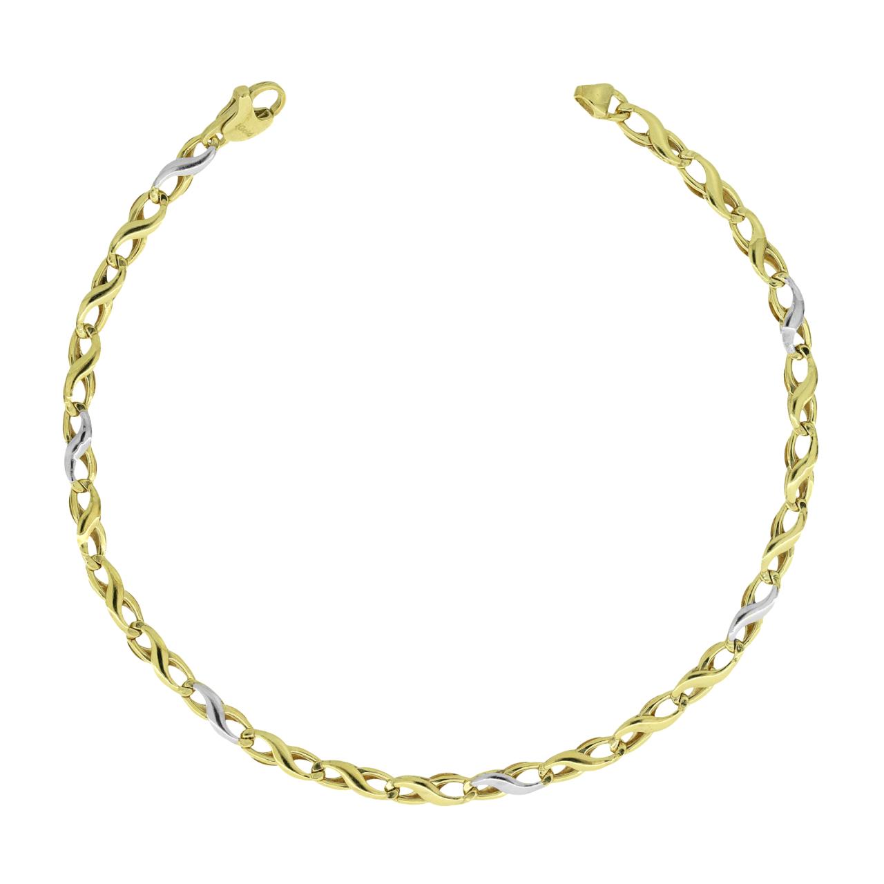 Bracciale maglia piatta