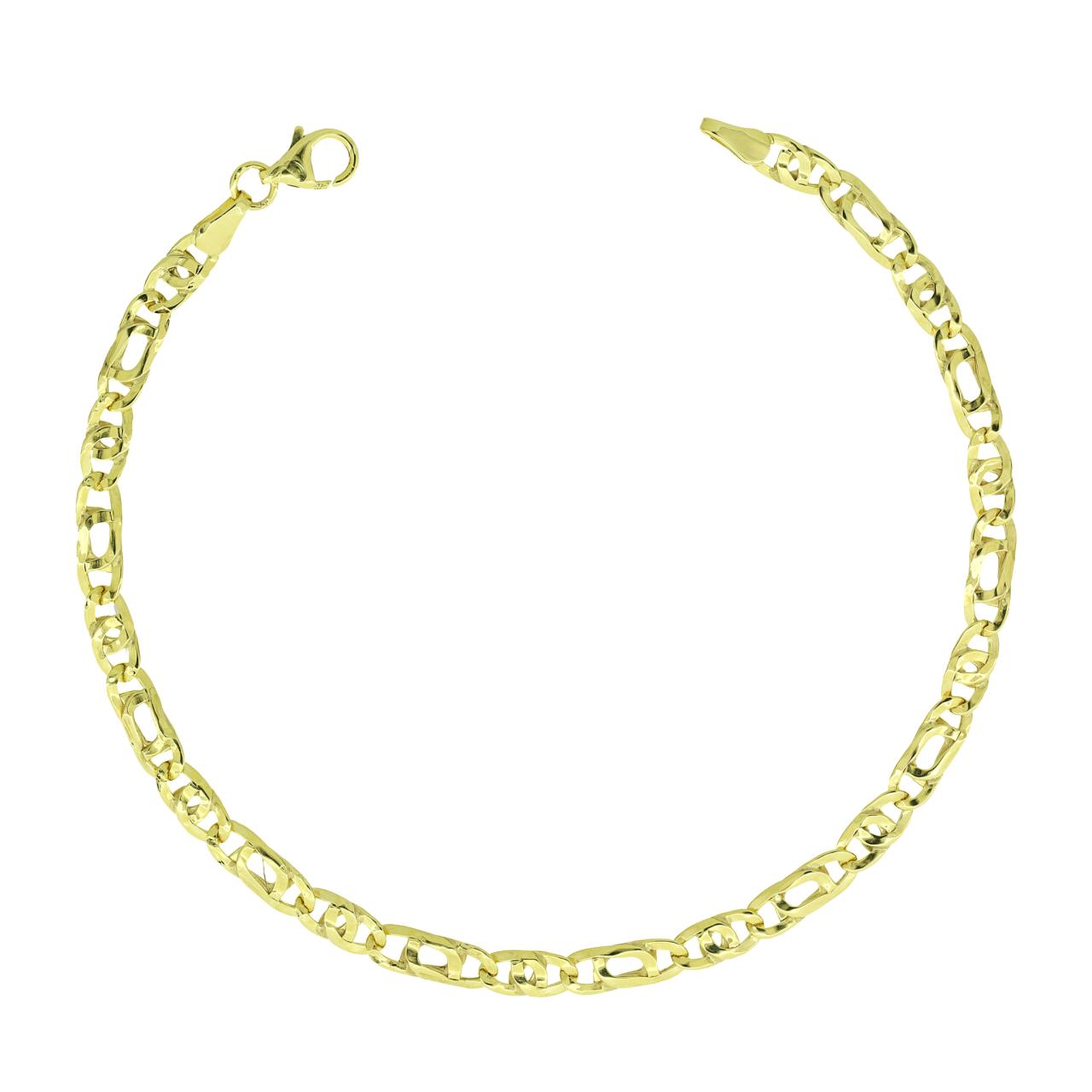 Bracciale maglia piatta