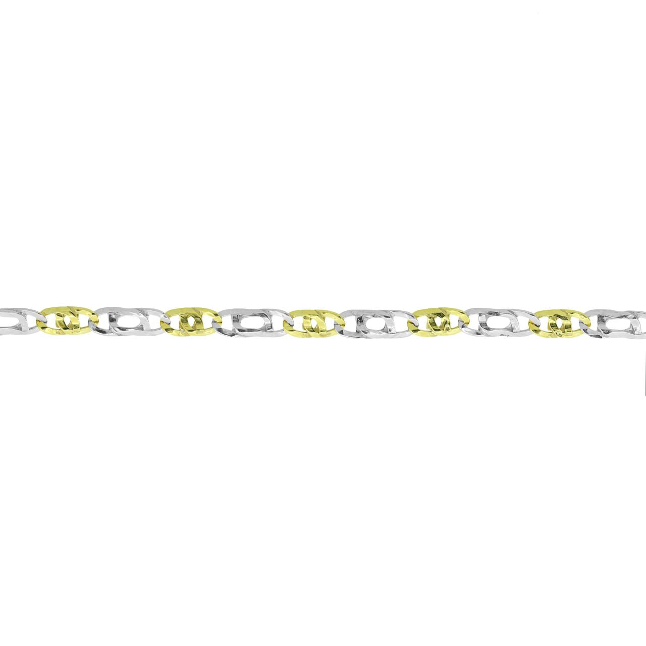 Bracciale maglia piatta