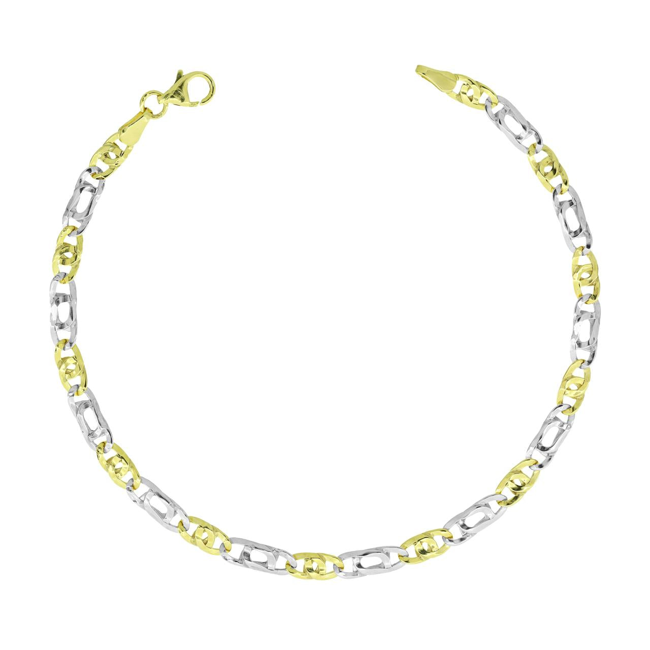 Bracciale maglia piatta