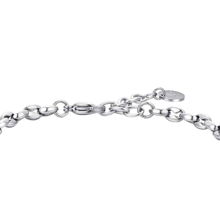 MEN'S STEEL BRACELET WITH ANCHOR