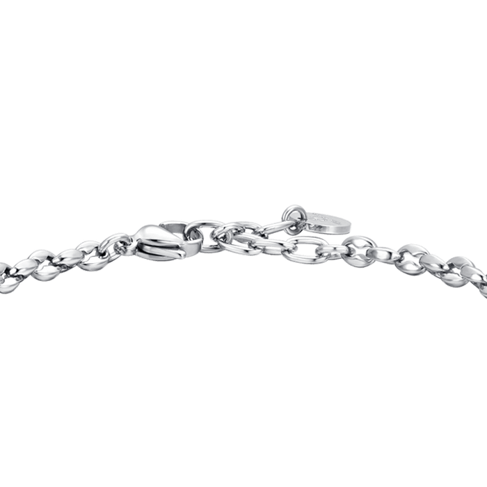 BRACELET HOMME EN ACIER HÉMATITE IP ROSE