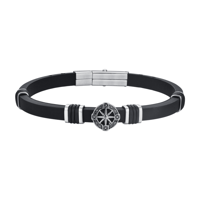 MEN'S SILICONE BRACELET WIND ROSE