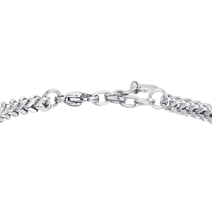 BRACCIALE UOMO IN ACCIAIO ELEMENTI IN ACCIAIO IP ROSE GOLD