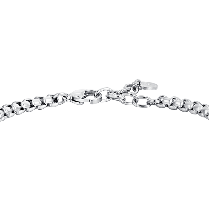 BRACCIALE UOMO IN ACCIAIO CON ELEMENTI CENTRALI
