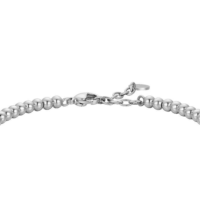 BRACCIALE UOMO IN ACCIAIO CON ELEMENTI IN EMATITE NERA