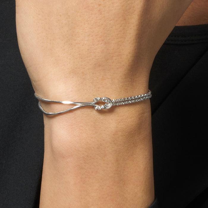 BRACCIALE UOMO IN ACCIAIO CON NODO