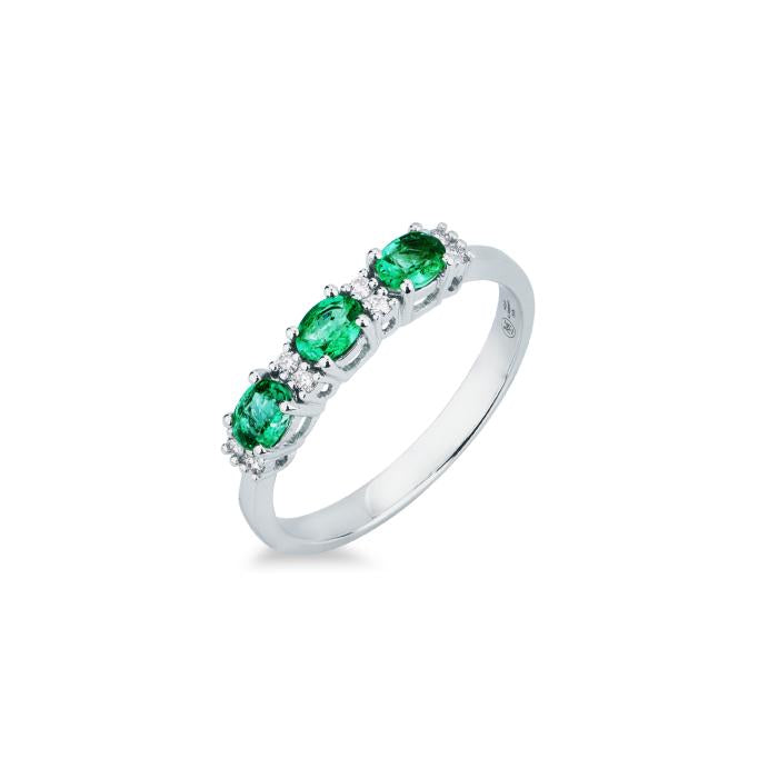 ANELLO SMERALDI E BR