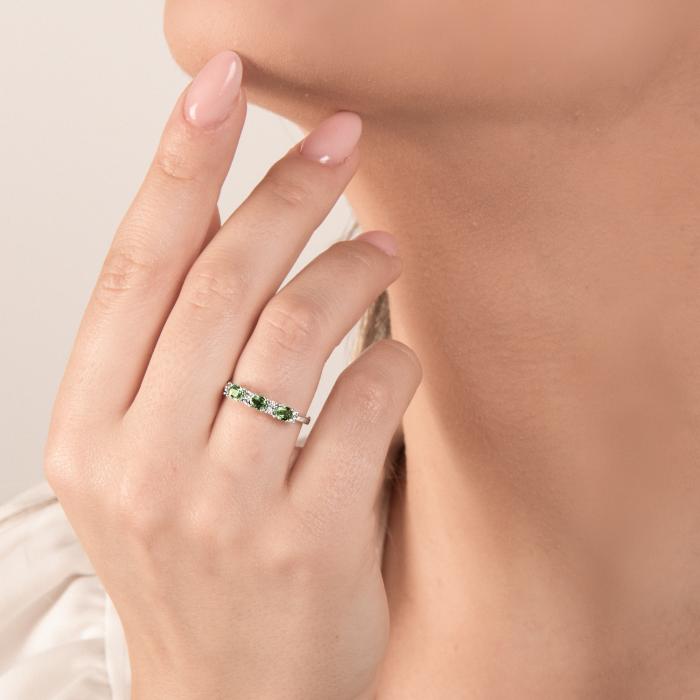 ANELLO SMERALDI E BR