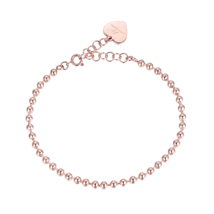 WOMEN'S BRACELET IN BALL-PLATED STEEL
