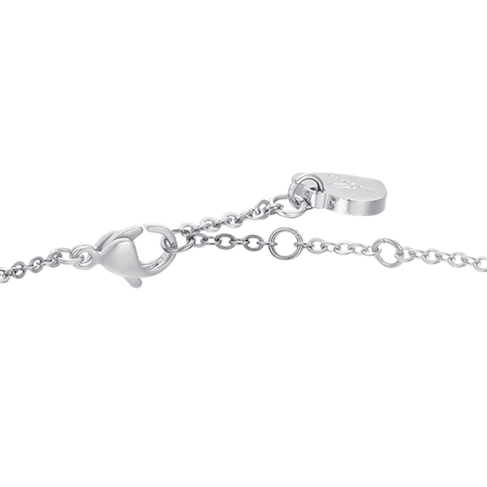 BRACELET FEMME EN ACIER AVEC CRISTAUX BLANCS