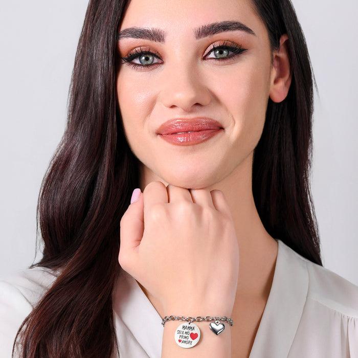 BRACELET ACIER FEMME MOM