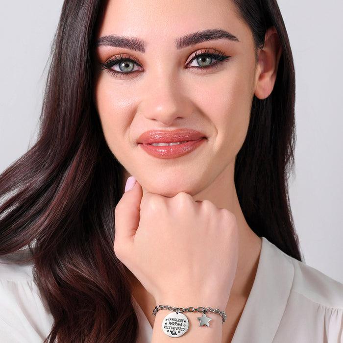 WOMEN'S BRACELET IN STEEL GODMOTHER