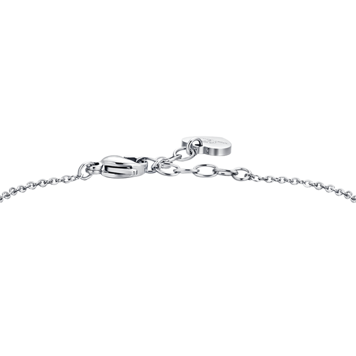 WOMEN'S BRACELET IN STEEL WITH BUTTERFLIES AND ZIRCONIA