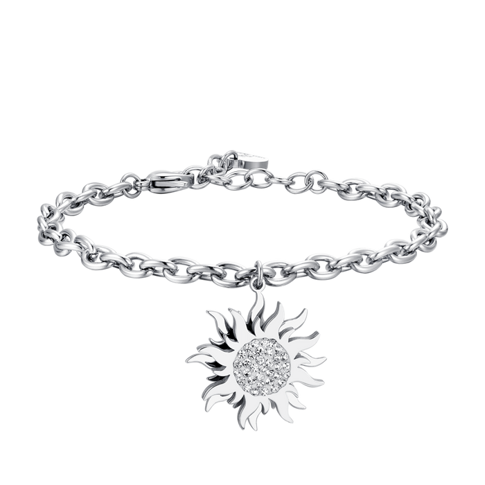WOMEN'S BRACELET IN STEEL WITH ROTATING SUN