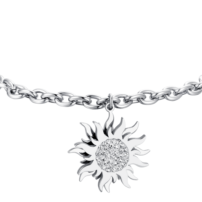 WOMEN'S BRACELET IN STEEL WITH ROTATING SUN