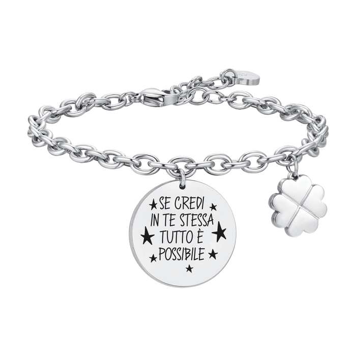 BRACELET EN ACIER POUR FEMME CROYEZ EN VOUS