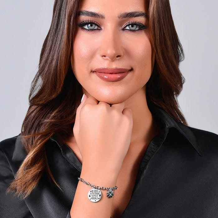 BRACELET EN ACIER POUR FEMME CROYEZ EN VOUS