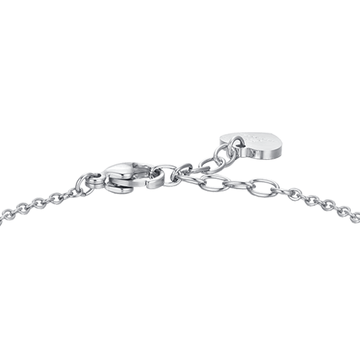 BRACELET FEMME EN ACIER AVEC CRISTAUX ET ZIRCON BLANC
