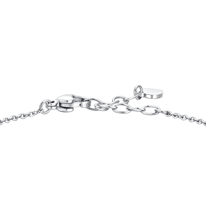 BRACCIALE DONNA IN ACCIAIO CON ZIRCONI BIANCHI