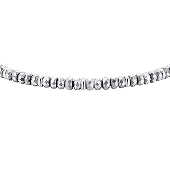 BRACCIALE DONNA IN ACCIAIO CON EMATITE