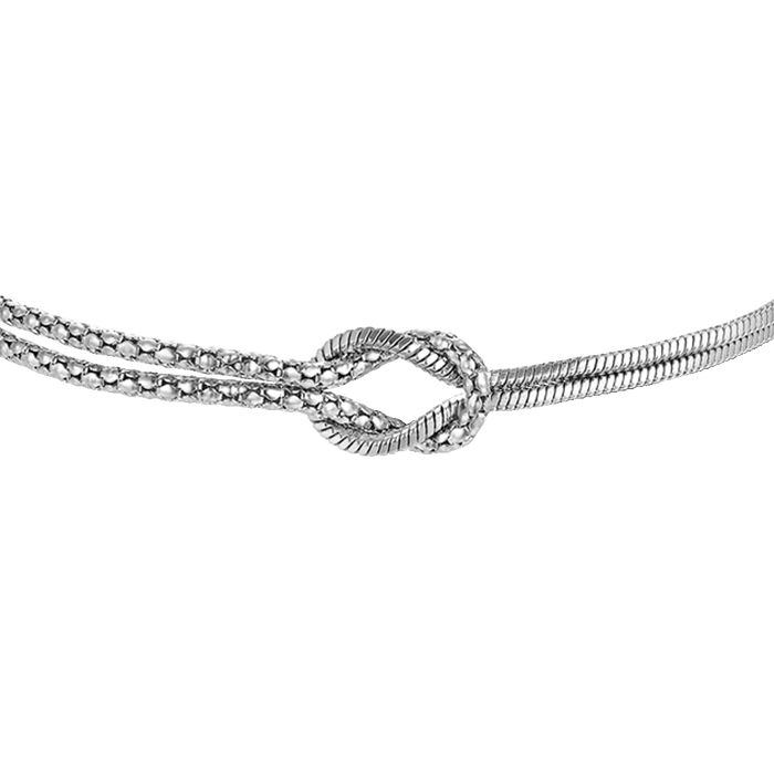 BRACCIALE DONNA IN ACCIAIO CON NODO