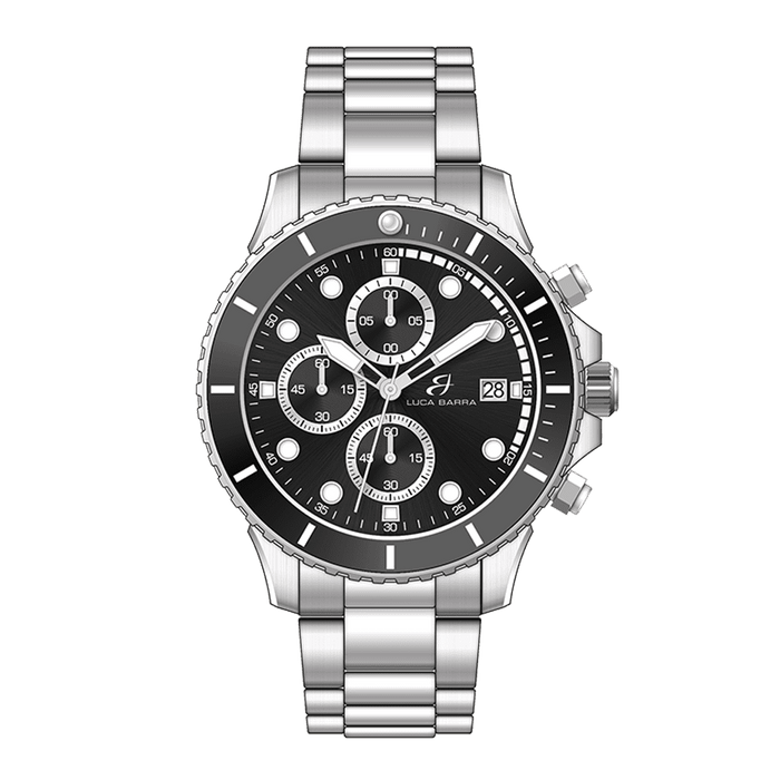 SUPBRO Orologio Da Uomo Al Quarzo, Cassa In Acciaio Inox, Cinturino A Maglia, Impermeabile 30m, Data, 42 Mm