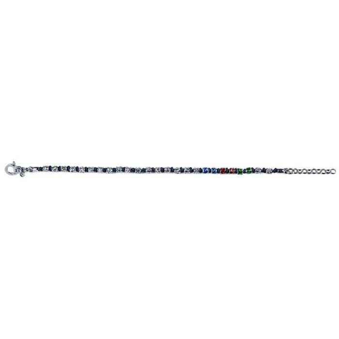 Blue Rhodium Bracelet