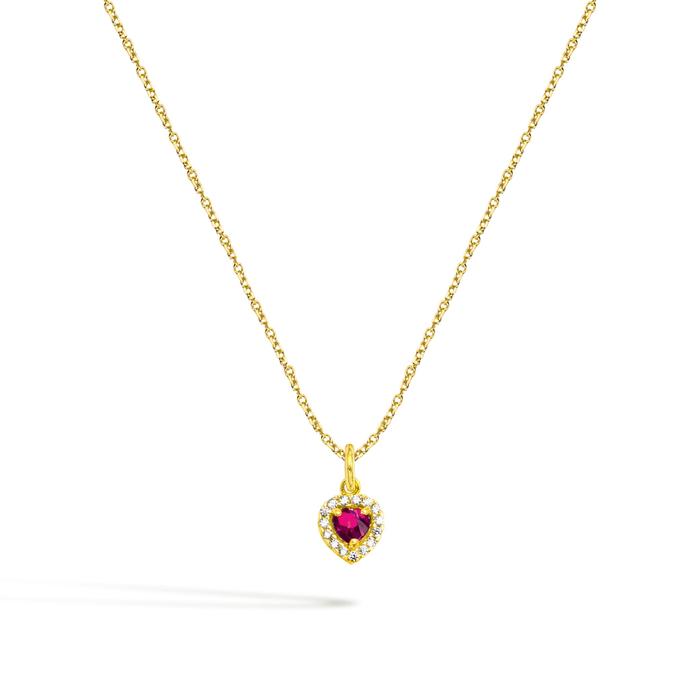 Collana GEMME in Oro e Zirconi