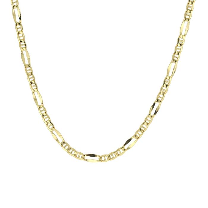 Collana maglia piatta