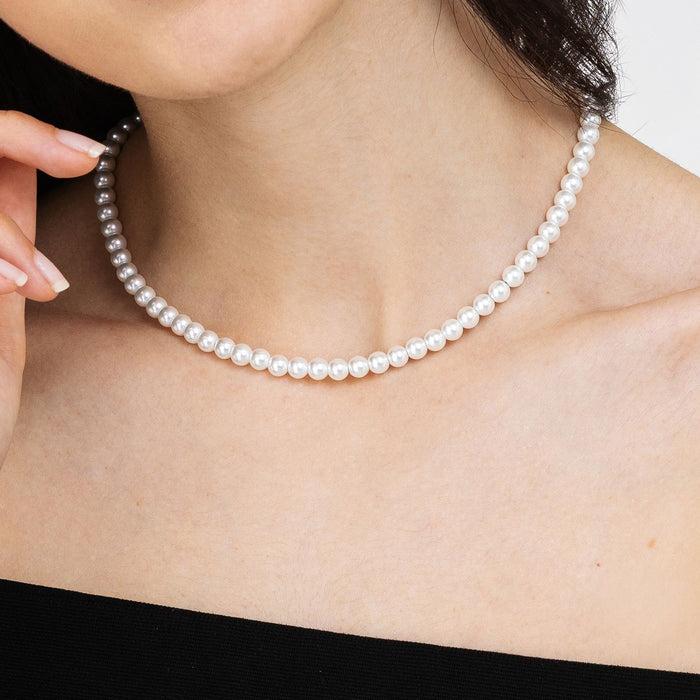 WOMEN'S WHITE PEARL NECKLACE