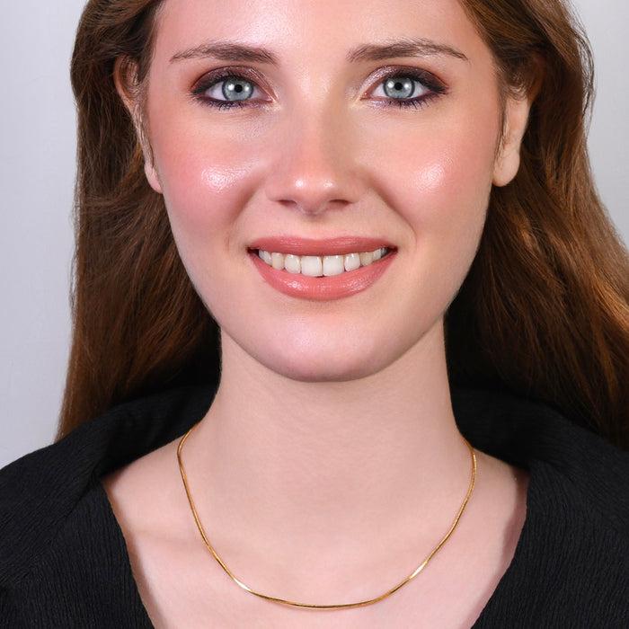 COLLANA DONNA IN ACCIAIO IP GOLD