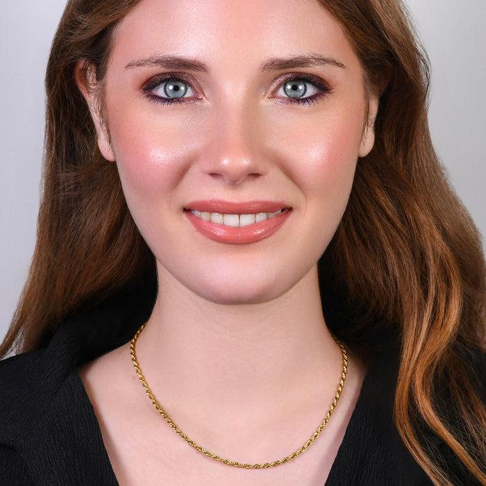 COLLANA DONNA IN ACCIAIO IP GOLD