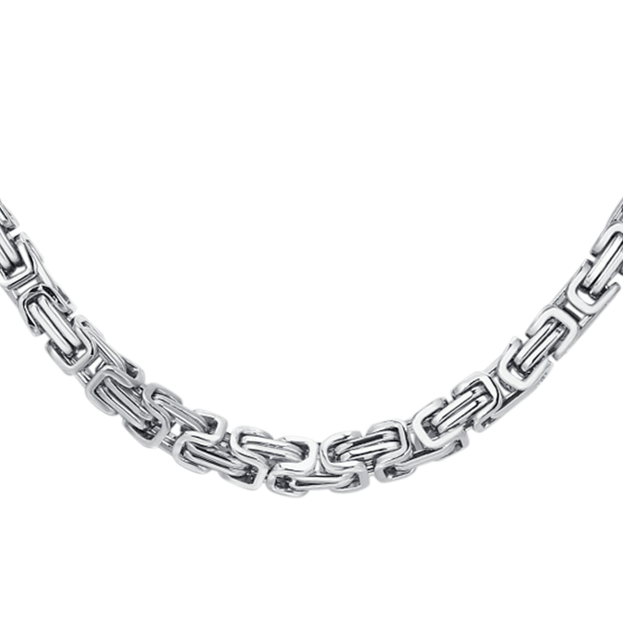 MEN'S STEEL NECKLACE WITH ELEMENT