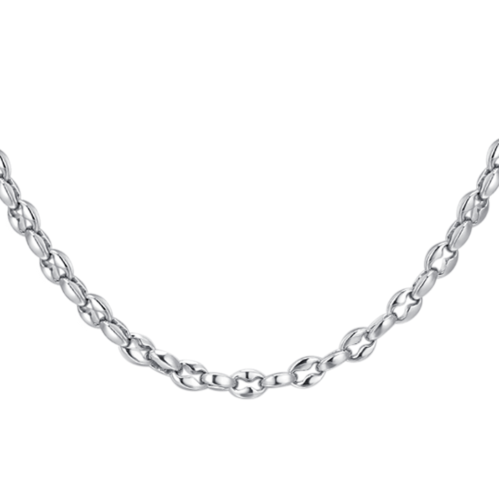 MEN'S STEEL NECKLACE WITH ANCHOR