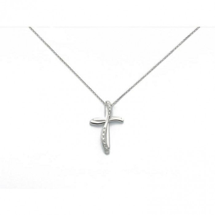 Collier ras du cou en croix